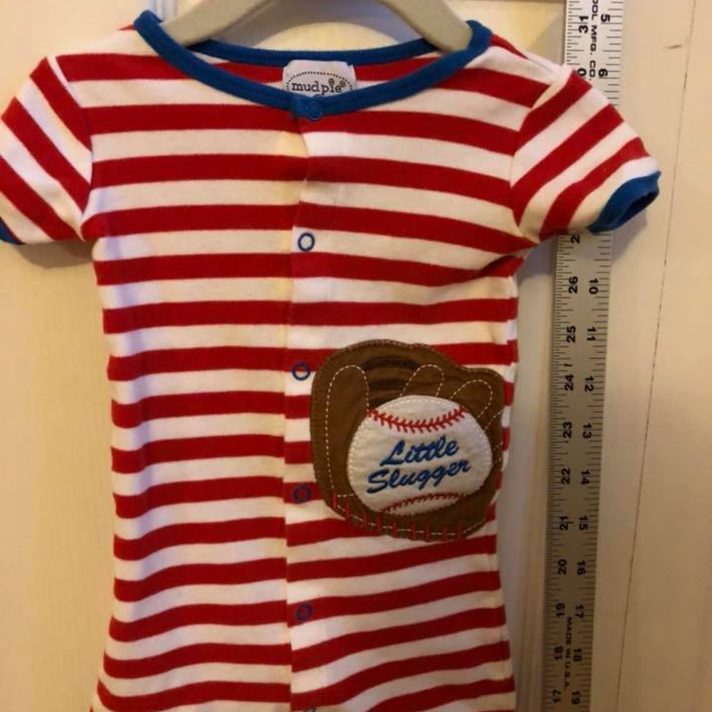 Mud Pie Little Slugger Romper